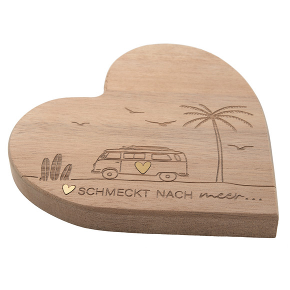 Deko-Herz mit Meer-Motiv