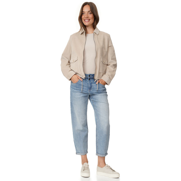 Damen Cord-Jacke mit Kragen