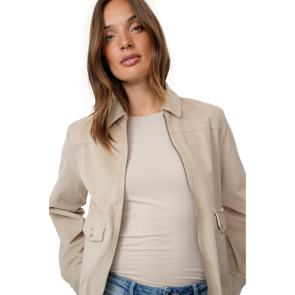 Damen Cord-Jacke mit Kragen
