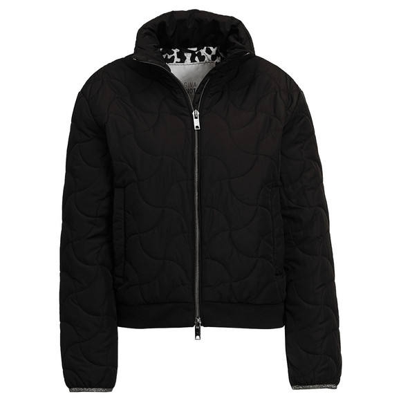 Damen Stepp-Blouson mit Stehkragen