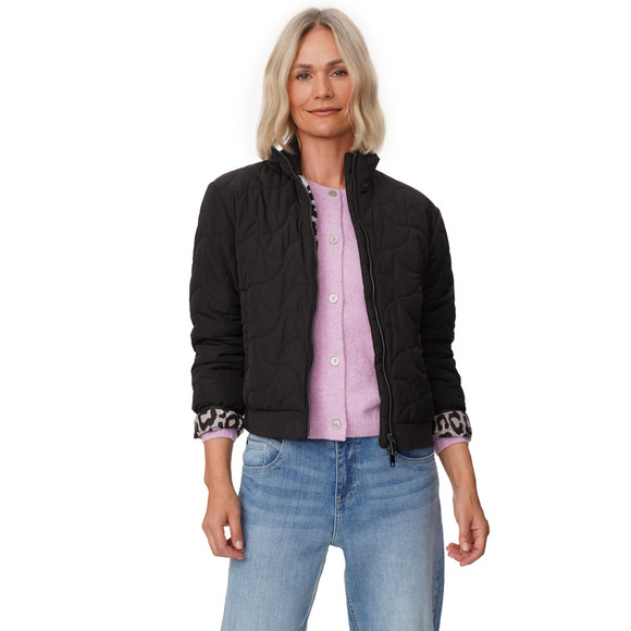 Damen Stepp-Blouson mit Stehkragen