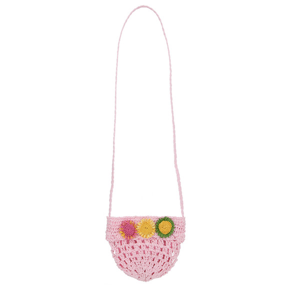 Kleine Mädchen Tasche aus Papierstroh