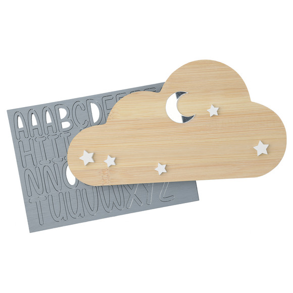 Wand-Deko Wolke personalisierbar