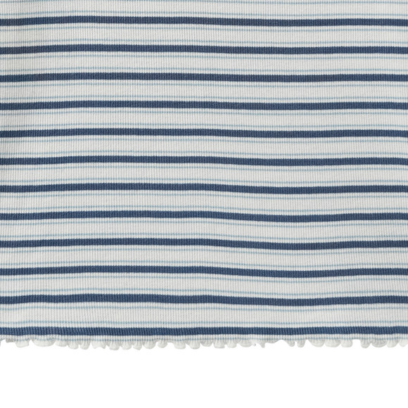 Mädchen Langarmshirt mit Rippstruktur