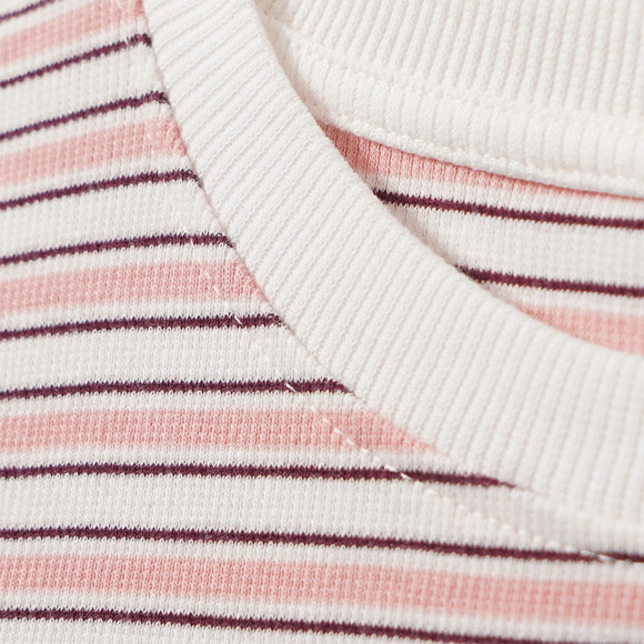 Mädchen Langarmshirt mit Rippstruktur