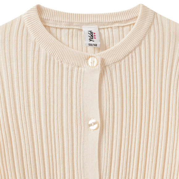 Mädchen Strickjacke mit Knopfleiste
