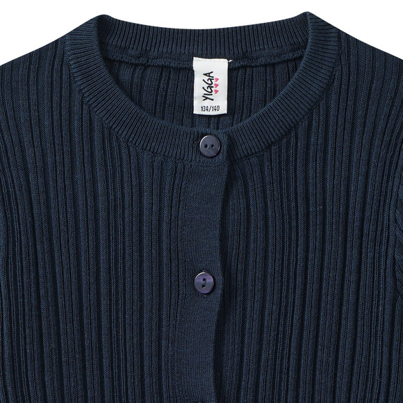 Mädchen Strickjacke mit Knopfleiste