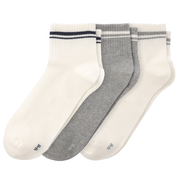 3 Paar Herren Sneaker-Socken knöchelhoch
