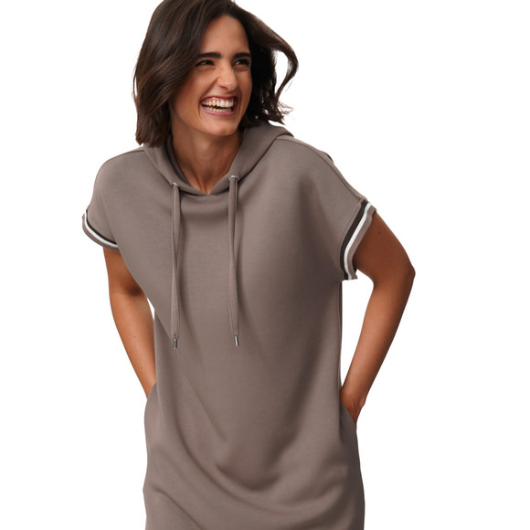 Damen Modal-Kleid mit Kapuze