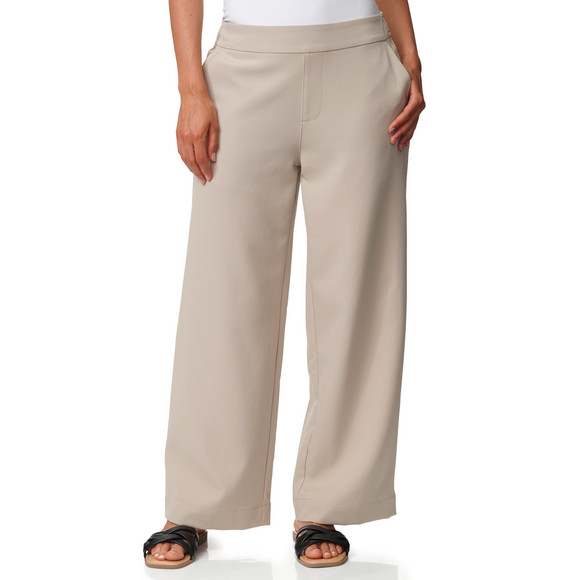 Damen Wide-Leg-Hose unifarben