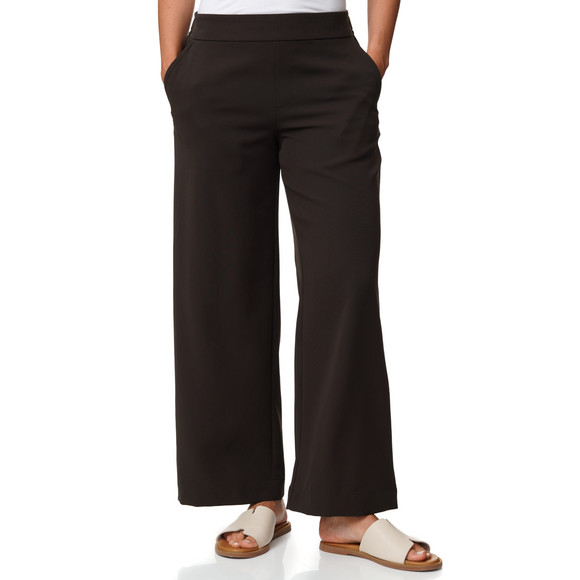 Damen Wide-Leg-Hose unifarben