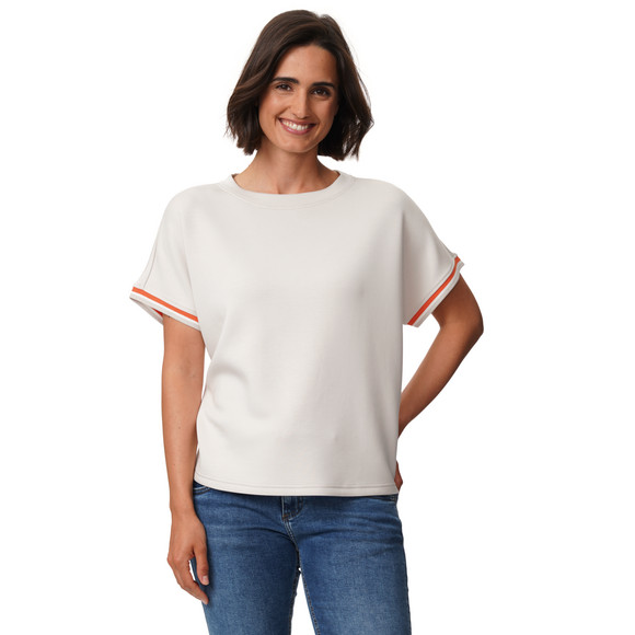 Damen Modal-T-Shirt unifarben