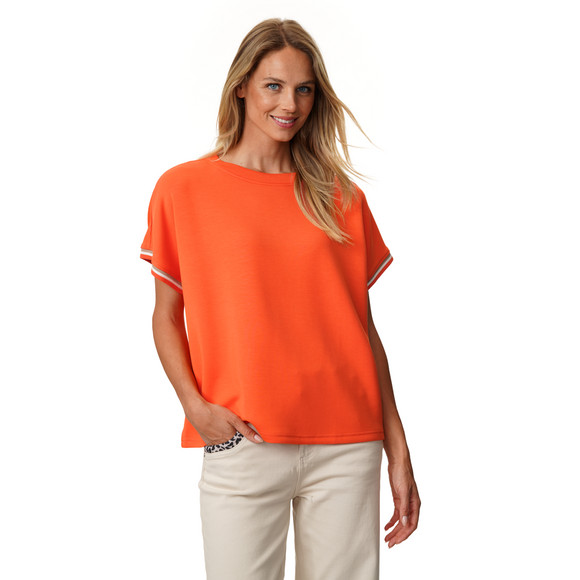 Damen Modal-T-Shirt unifarben