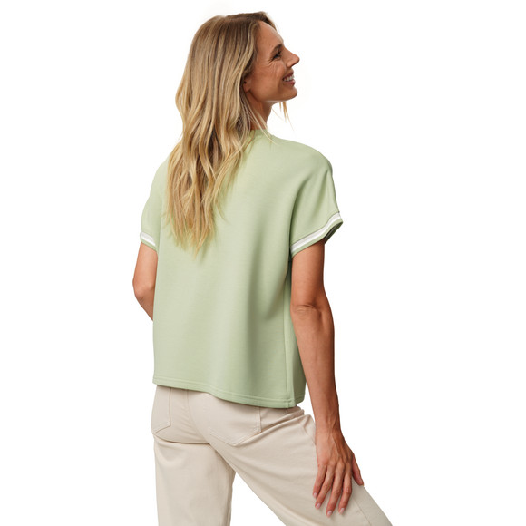 Damen Modal-T-Shirt unifarben