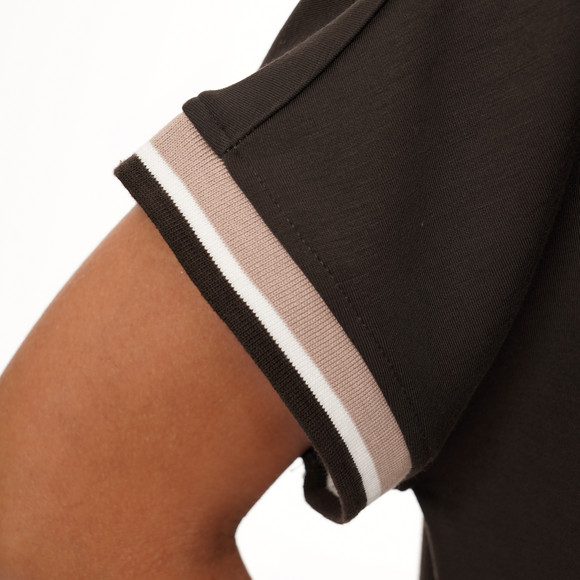 Damen Modal-T-Shirt unifarben