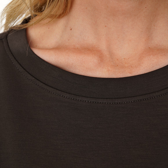 Damen Modal-T-Shirt unifarben