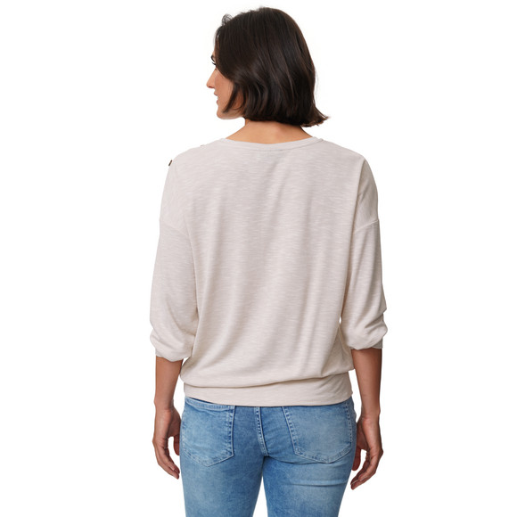 Damesshirt met sierknopen
