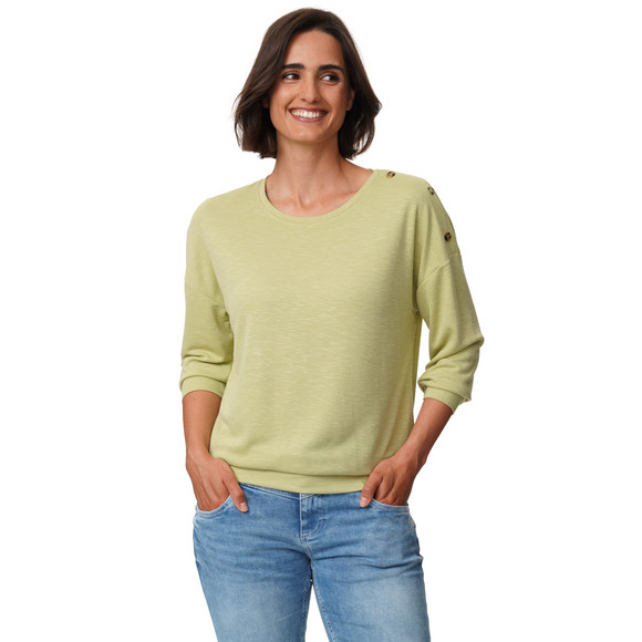 Damesshirt met sierknopen