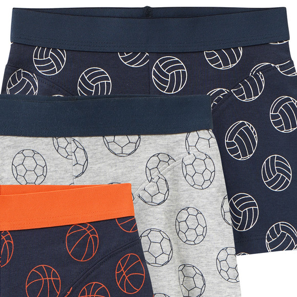 3 Jungen Boxer mit elastischem Webbund
