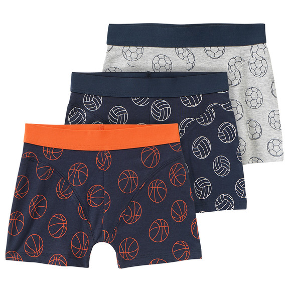 3 Jungen Boxer mit elastischem Webbund