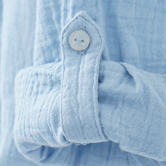 Mädchen Musselin-Bluse mit Knotendetail