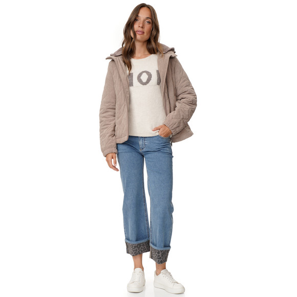 Damen Straight-Relaxed-Jeans mit Five-Pockets