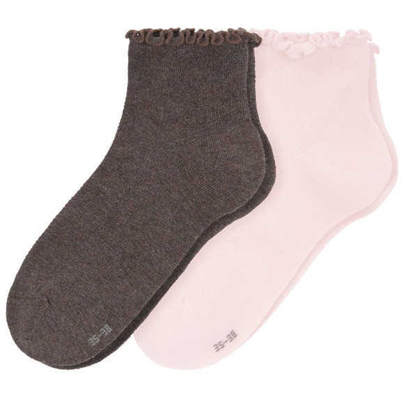 2 Paar Damen Sneaker-Socken im Set