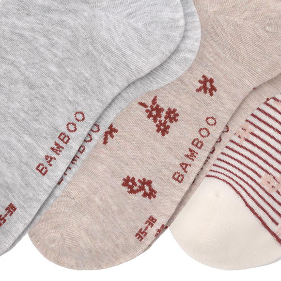 3 Paar Damen Sneaker Socken im Set