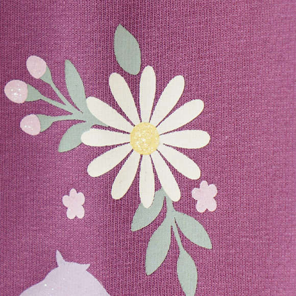 Mädchen Leggings mit Glitzer-Print