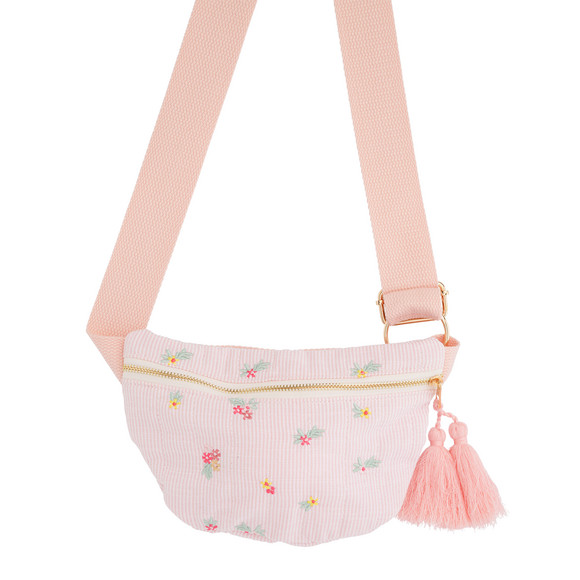 Mädchen Crossbody-Bag mit Stickerei