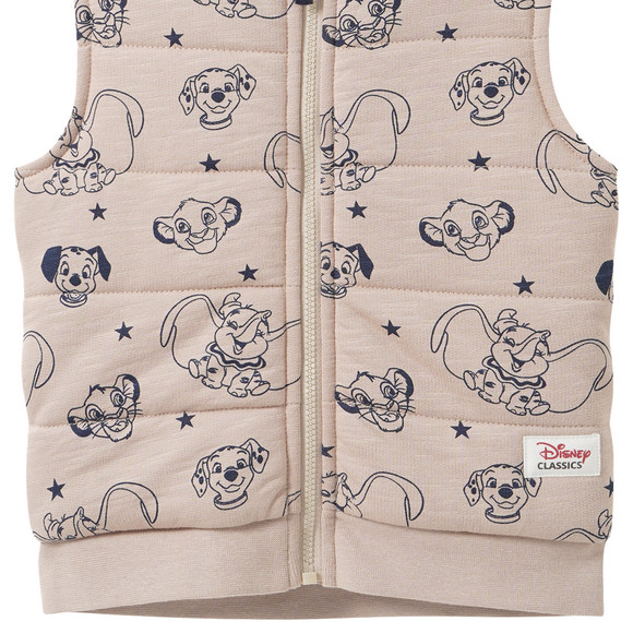 Disney-gewatteerd vest met all-overprint