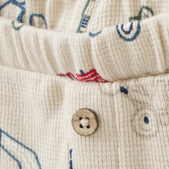 Baby Leggings mit Waffelstruktur