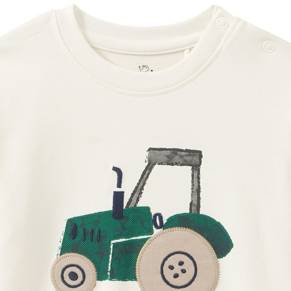 Baby Langarmshirt mit Applikation