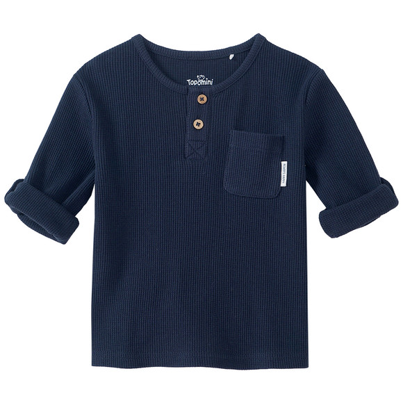 Baby Langarmshirt in Piqué-Qualität