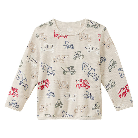 Baby Langarmshirt mit Waffelstruktur