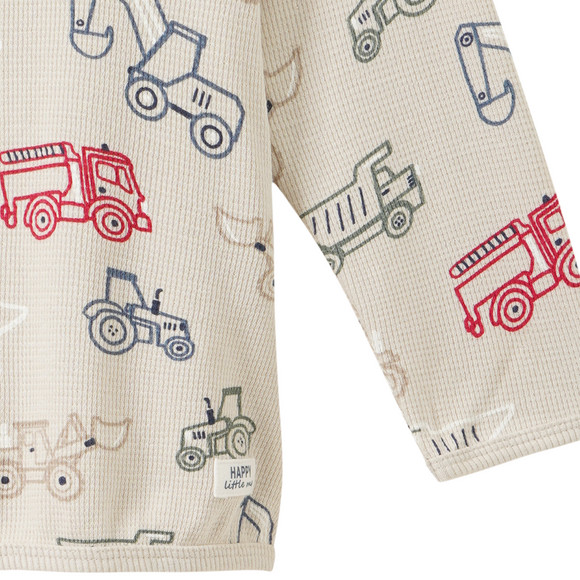 Baby Langarmshirt mit Waffelstruktur