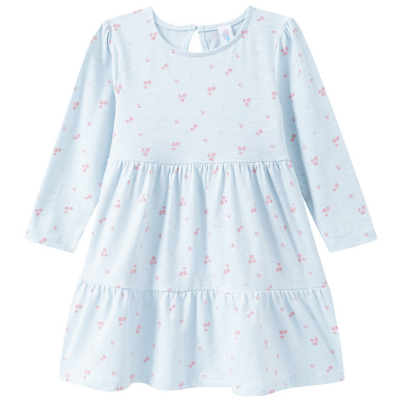  Baby Langarmkleid mit Allover- Muster