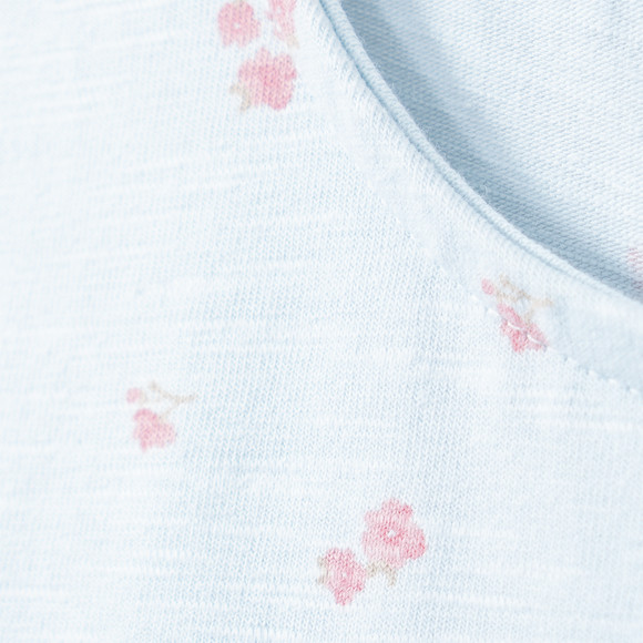  Baby Langarmkleid mit Allover- Muster