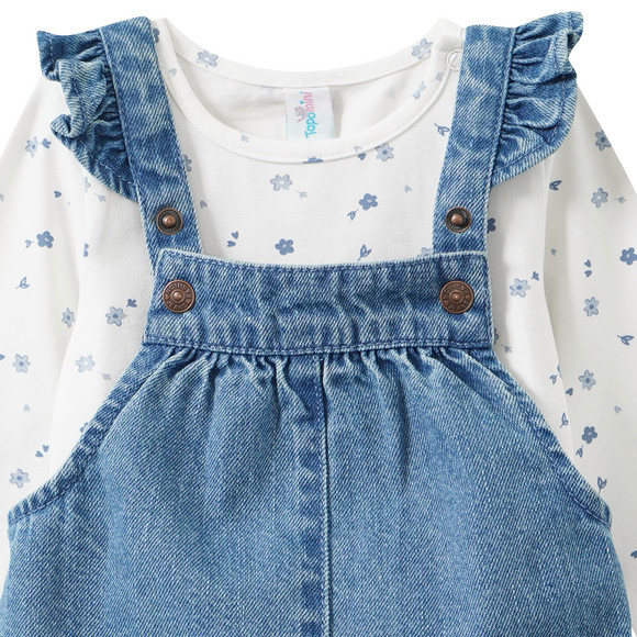 Baby Set mit Blümchen-Allover