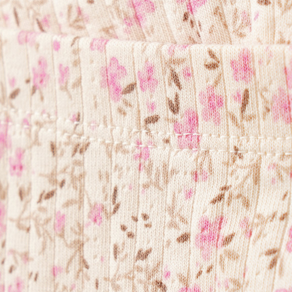Baby Leggings mit Millefleur-Muster
