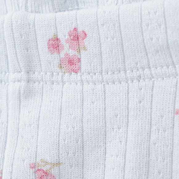 Baby Leggings mit Millefleur-Muster