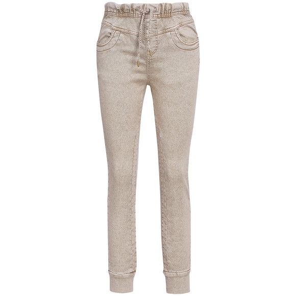 Damen Jeggings mit Used-Waschung
