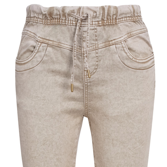 Damen Jeggings mit Used-Waschung