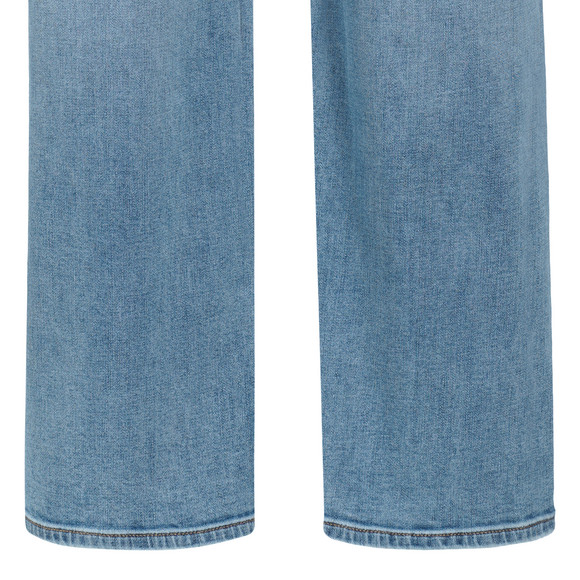 Damen Wide-Leg-Jeans mit Gürtel