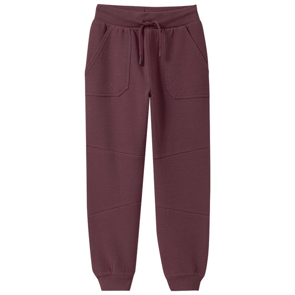 Joggingbroek met ribstructuur voor jongens
