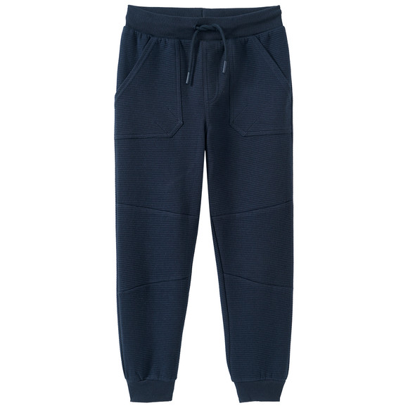 Joggingbroek met ribstructuur voor jongens
