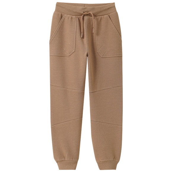 Joggingbroek met ribstructuur voor jongens