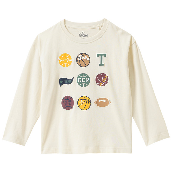 T-shirt met lange mouwen voor jongens