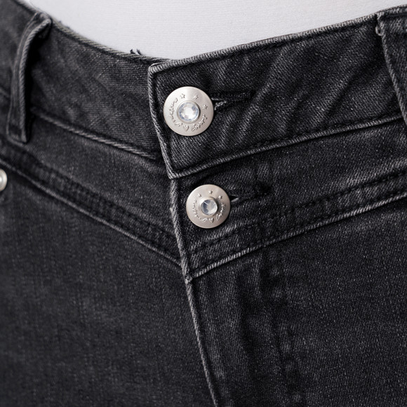 Damen Slim-Jeans mit zwei Knöpfen