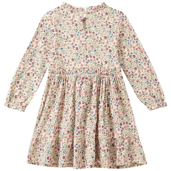 Mädchen Kleid mit Blumen-Allover